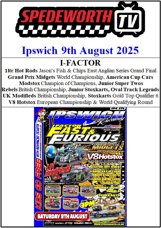 Ipswich 9th August 2025 I-Factor
