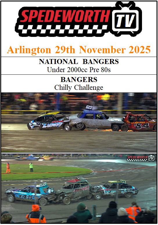 Arlington 29th November 2025 All Bangers