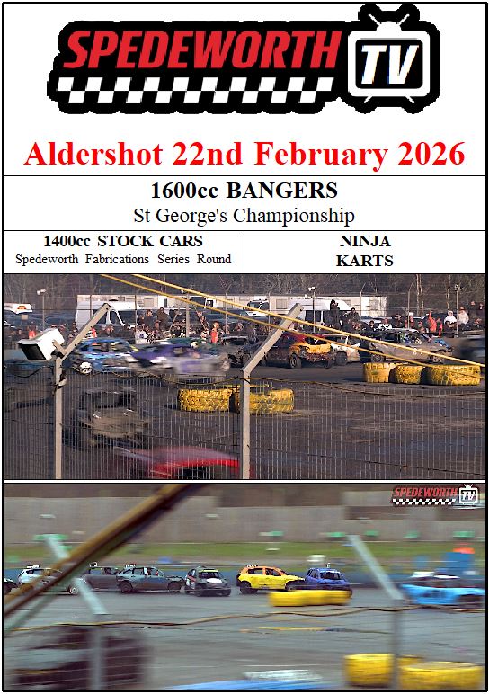 Aldershot 22nd February 2026 Bangers St Georges Trophy