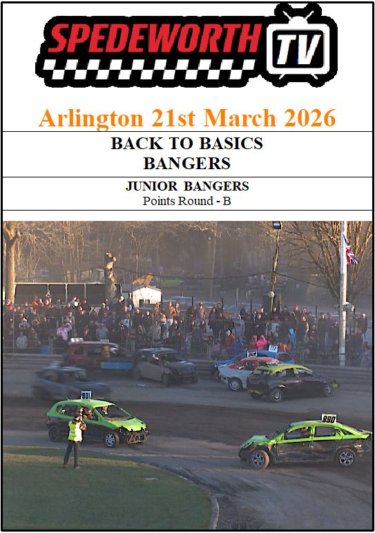 Arlington 21st March 2026 Back to Basics Bangers