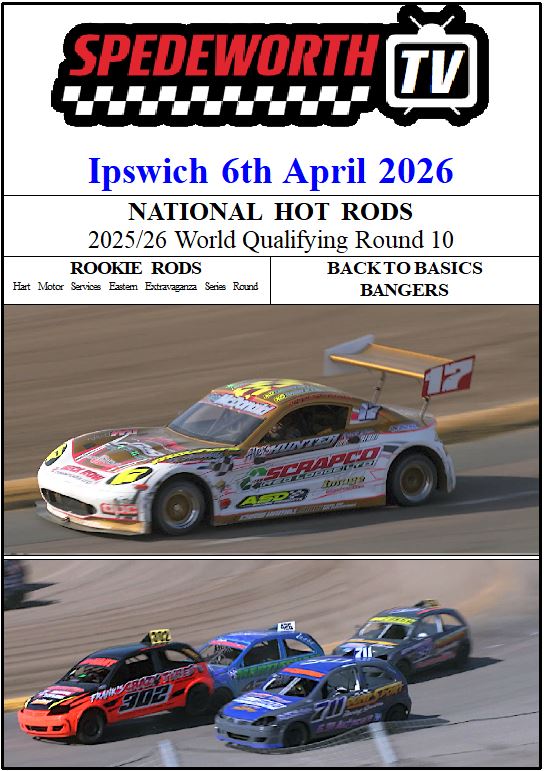 Ipswich 6th April 2026 National Hot Rods
