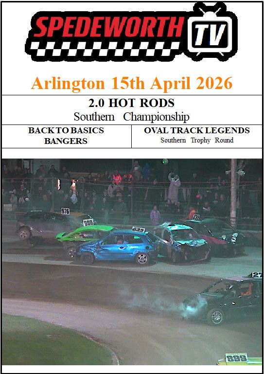 Arlington 15th April 2026 B2B Bangers Hot Rods
