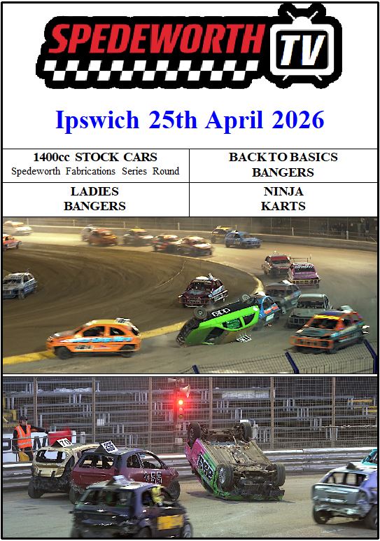 Ipswich 25th April 2026 Ladies B2B Bangers 1400 Stocks