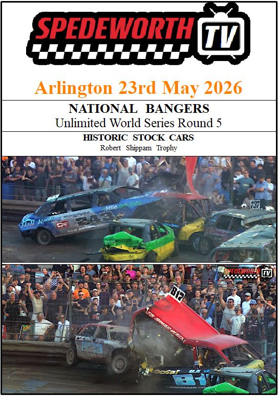 Arlington 23rd May 2026 National Banger World Series