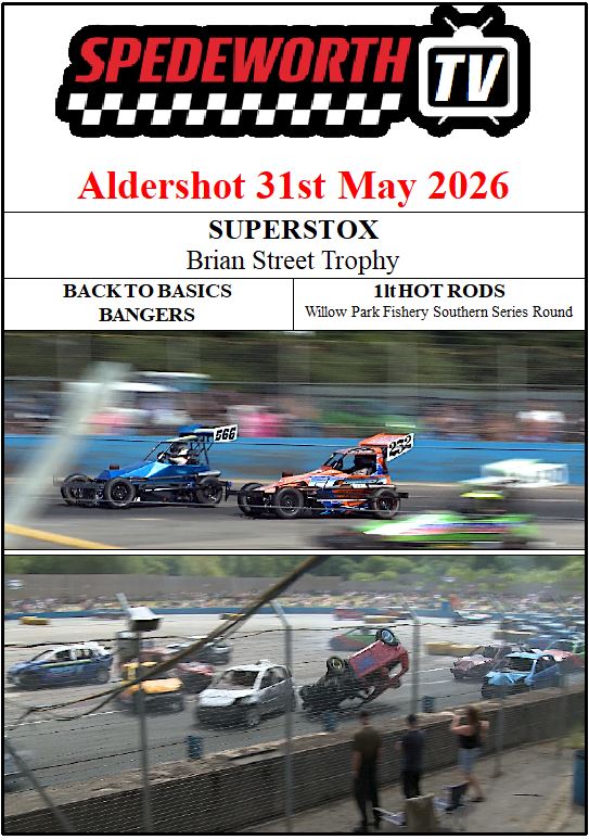 Aldershot 31st May 2026 B2B Bangers Superstox