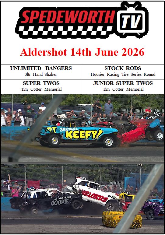 Aldershot 14th June 2026 Unlimited Bangers Hand Shaker