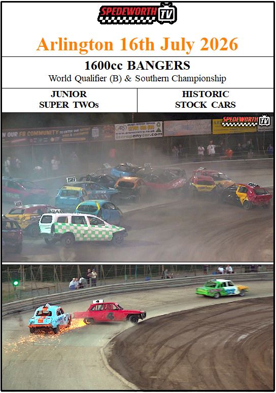 Arlington 16th July 2026 1600 Bangers World Qualifier