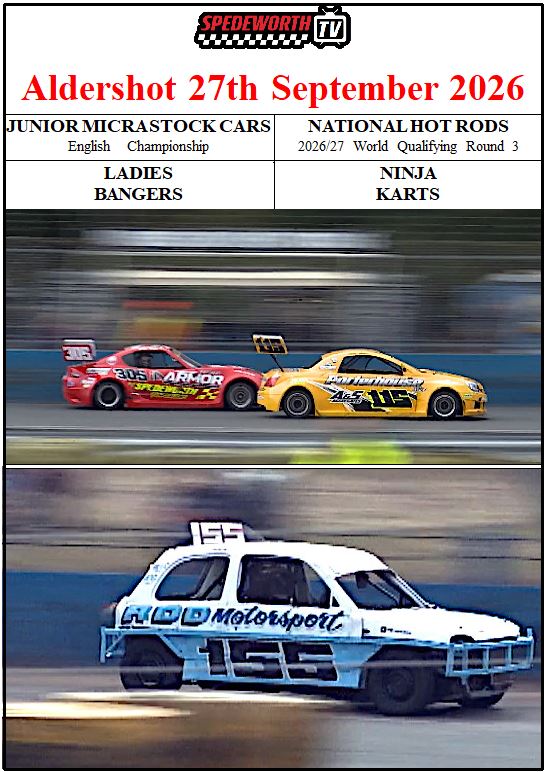 Aldershot 27th September 2026 National Hot Rods