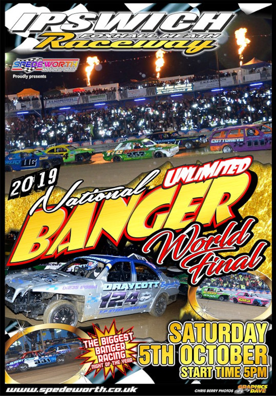 Ipswich 5th October 2019 Banger World Final
